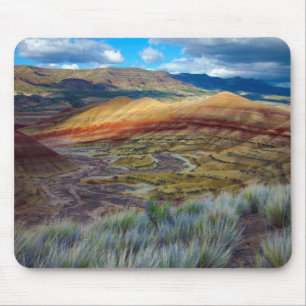 VS, Oregon. Landschap van de geschilderde heuvels Muismat