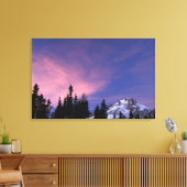 VS, Oregon, Mount Hood vanuit Timberline Canvas Afdruk (Insitu (Woonkamer))