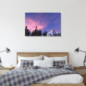 VS, Oregon, Mount Hood vanuit Timberline Canvas Afdruk (Insitu (Slaapkamer))