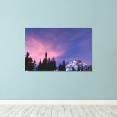 VS, Oregon, Mount Hood vanuit Timberline Canvas Afdruk (Insitu (Houten vloer))