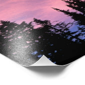 VS, Oregon, Mount Hood vanuit Timberline Foto Afdruk (Hoek)