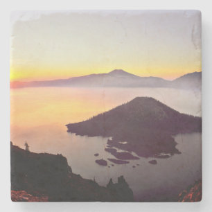 VS, Oregon, Nationaal park Crater Lake 3 Stenen Onderzetter