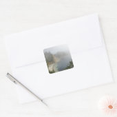 VS, Oregon, Ocean View, Cape Arago, Bandon Vierkante Sticker (Envelop)