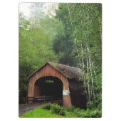 VS, Oregon. Overdekte brug over North Fork Klembord (Achterkant)