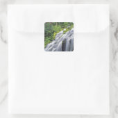 VS, Oregon, Proxy Falls. Proxy Falls stroomt Vierkante Sticker (Tas)