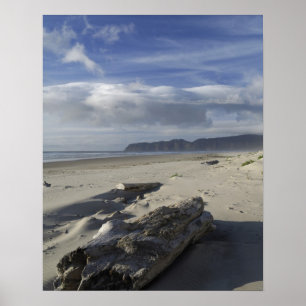VS, Oregon, Sand Dunes en Ocean, Pacific City Poster