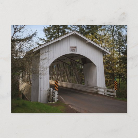 VS, Oregon, Scio, Hannah Bridge 2 Briefkaart (Voorkant)