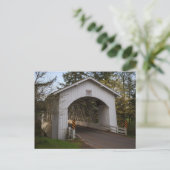 VS, Oregon, Scio, Hannah Bridge 2 Briefkaart (Staand voorkant)