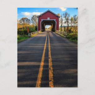 VS, Oregon, Scio, Shimanek Bridge 2 Briefkaart