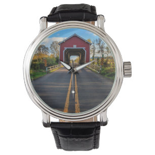 VS, Oregon, Scio, Shimanek Bridge 2 Horloge