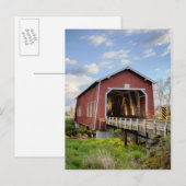 VS, Oregon, Scio, Shimanek-brug Briefkaart (Voorkant / Achterkant)