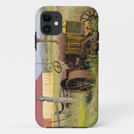 VS, Oregon, Shaniko. Roestige oude tractor in Case-Mate iPhone Case (Achterkant)