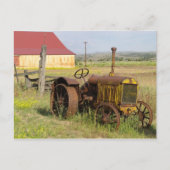 VS, Oregon, Shaniko. Rusty  tractor Briefkaart (Voorkant)