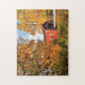 VS, Oregon. Shimanek bedekte brug 's morgens Legpuzzel (Verticaal)