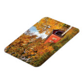 VS, Oregon. Shimanek bedekte brug 's morgens Magneet (Linkerzijde)