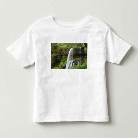 VS, Oregon, Silver Falls State Park. Lower Kinder Shirts (Voorkant)