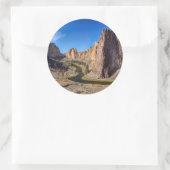 VS, Oregon, Smith Rock State Park Ronde Sticker (Tas)