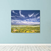 VS, Oregon, Steens Mountain. Lente bloeit Canvas Afdruk (Insitu (Houten vloer))