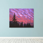 VS, Oregon, Three Sisters Wilderness, Levendig Canvas Afdruk (Insitu (Houten vloer))