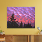 VS, Oregon, Three Sisters Wilderness, Levendig Canvas Afdruk (Insitu (Woonkamer))