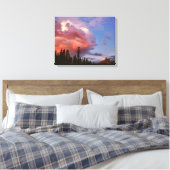 VS, Oregon, Umpqua National Forest. Storm Canvas Afdruk (Insitu (Slaapkamer))