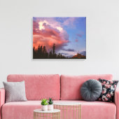 VS, Oregon, Umpqua National Forest. Storm Canvas Afdruk (Insitu (Woonkamer))