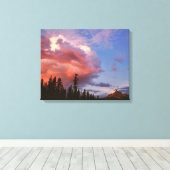 VS, Oregon, Umpqua National Forest. Storm Canvas Afdruk (Insitu (Houten vloer))