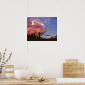 VS, Oregon, Umpqua National Forest. Storm Poster (Keuken)