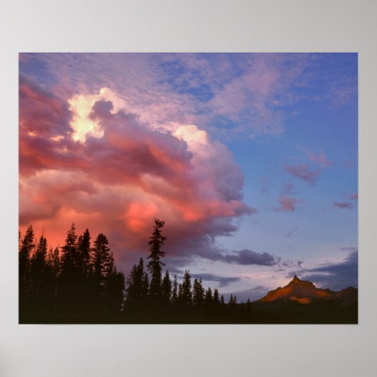 VS, Oregon, Umpqua National Forest. Storm Poster (Voorkant)