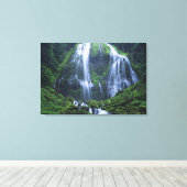 VS, Oregon, Willamette National Forest. Uitzicht o Canvas Afdruk (Insitu (Houten vloer))