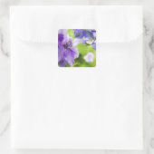 VS, Oregon, Willamette Valley, Larkspur Close 2 Vierkante Sticker (Tas)