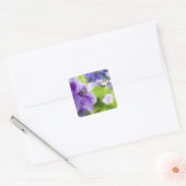 VS, Oregon, Willamette Valley, Larkspur Close 2 Vierkante Sticker (Envelop)
