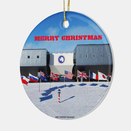 VS - Ornament Zuid-poolstation Antarctic (Links)