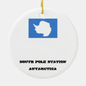VS - Ornament Zuid-poolstation Antarctic (Achterkant)