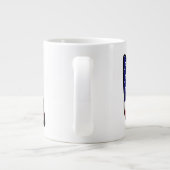 VS overlay op Amerikaanse vlag mugcnt Grote Koffiekop (Achterkant)