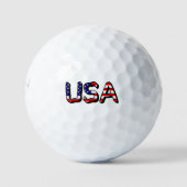 VS overlay op US Flag be6 gbcnt Golfballen (Voorkant)