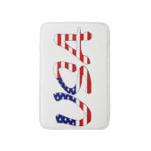 VS overlay op US Flag bmcnt Badmat (Voorkant Verticaal)