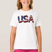 VS overlay op US Flag gcnt T-shirt (Voorkant)