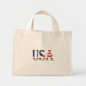 VS overlay op US Flag tcnt Mini Tote Bag (Voorkant)