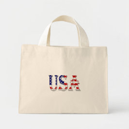 VS overlay op US Flag tcnt Mini Tote Bag