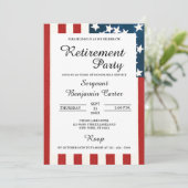  VS-partij voor de militaire aflossing van de vlag Kaart (Staand voorkant)