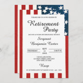  VS-partij voor de militaire aflossing van de vlag Kaart (Voorkant / Achterkant)