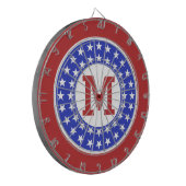VS Patriot Custom Monogram dart board Dartbord (Voorkant Links)