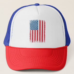 VS Patriotische Amerikaanse Vlag Voor Mannen Vrouw Trucker Pet