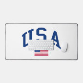 VS Patriotische Onafhankelijkheidsdag Amerikaanse Bureaumat (Keyboard & Muis)