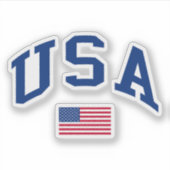 VS Patriotische Onafhankelijkheidsdag Amerikaanse Sticker (Voorkant)