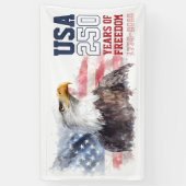 VS Patriottisch Amerika's 250ste Verjaardagsfeest Spandoek (Verticaal)