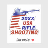 VS Patriottisch Geweer Schieten Sticker (Vel)