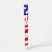 VS/patriottisch gewichtheffen Amerikaanse zeearend iPhone Hoesje (Linkerkant)