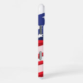 VS/patriottisch gewichtheffen Amerikaanse zeearend iPhone Hoesje (Rechterkant)